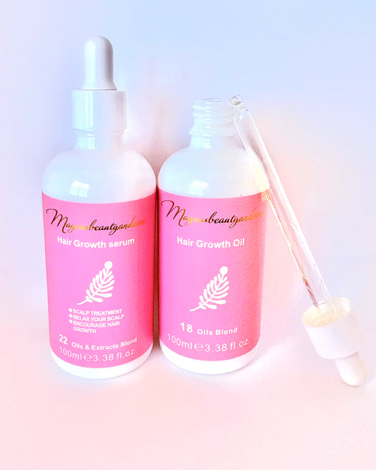Hair Growth Serum & Oil (2PK)